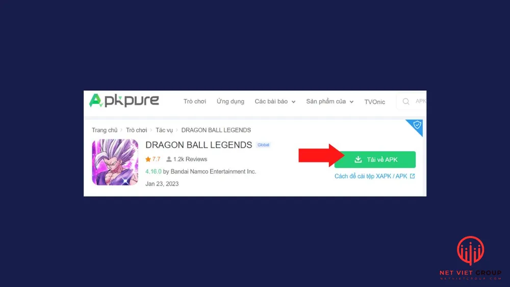 Cách tải game Dragon Ball Legends trên Android
